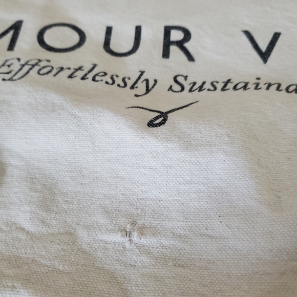 🛍 Amour Vert Small Cotton Tote Bag - Picture 3 of 5